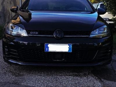 Usata VW Golf VII GTD 184 CV (135 kW) 2016 Nero Berlina