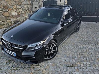 Usata Mercedes C220 AMG 194 CV (142 kW) 2021 Nero Berlina