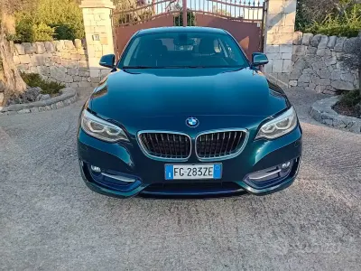 Usata BMW 218 Sport Line 150 CV (110 kW) 2017 Blu Coupé