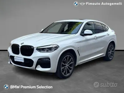 Usata BMW X4 M Sport 190 CV (139 kW) 2021 Bianco SUV