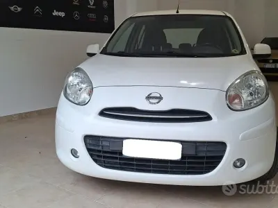 Usata Nissan Micra Tekna 80 CV (58 kW) 2011 Bianco Utilitaria