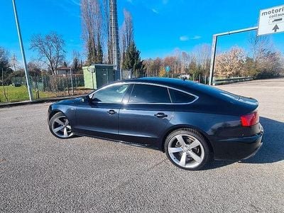 Usata Audi A5 190 CV (139 kW) 2014 Blu Coupé