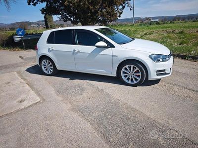 Usata VW Golf VII 110 CV (80 kW) 2015 Bianco Berlina