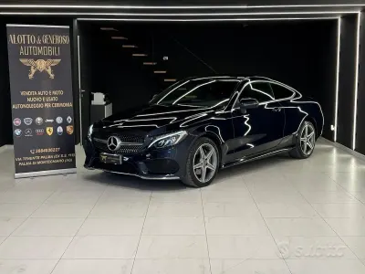 Usata Mercedes C220 Premium 170 CV (125 kW) 2018 Bluazzurro Coupé
