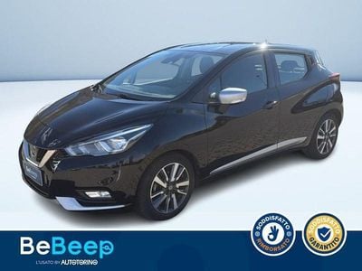 Usata Nissan Micra Acenta 71 CV (52 kW) 2018 Nero pastello Utilitaria