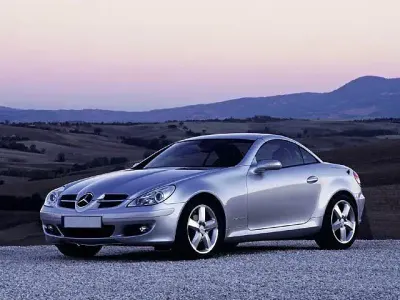 Usata Mercedes SLK200 Chrome 163 CV (119 kW) 2006 Nero Cabrio