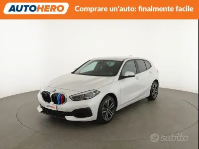 Usata BMW 118 Advantage 140 CV (102 kW) 2020 Bianco Utilitaria