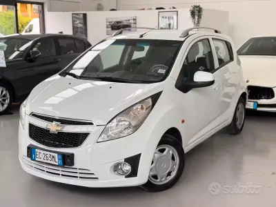 Usata Chevrolet Spark LS 68 CV (50 kW) 2010 Bianco Utilitaria