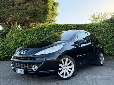 Usata Peugeot 207 109 CV (80 kW) 2006 Nero Berlina