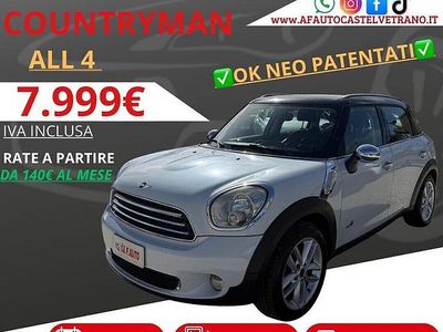 Usata Mini Cooper D Countryman 111 CV (81 kW) 2012 Bianco SUV