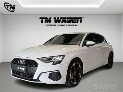 Usata Audi A3 Business 150 CV (110 kW) 2022 Bianco Berlina