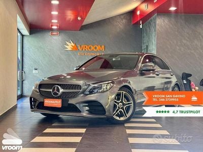 Usata Mercedes C220 Premium 194 CV (142 kW) 2019 Beige Berlina