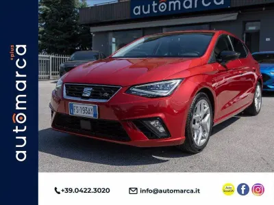 Usata Seat Ibiza FR 95 CV (69 kW) 2018 Rosso metallizzato Utilitaria