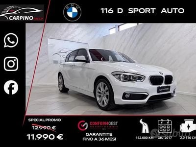 Occasion BMW 116 Sport Line 116 ch (85 kW) 2017 Blanc Citadine