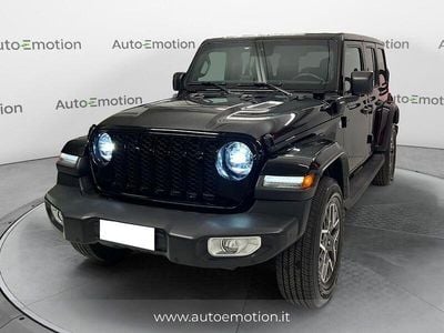 Usata Jeep Wrangler Unlimited Sahara 272 CV (200 kW) 2022 Nero SUV