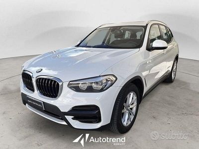 Usata BMW X3 Advantage 150 CV (110 kW) 2020 Bianco SUV