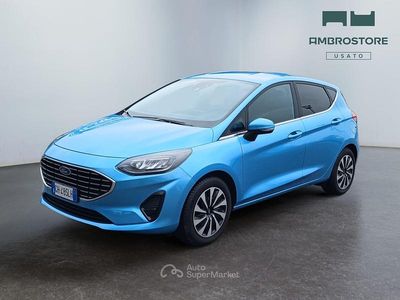 Usata Ford Fiesta Titanium 125 CV (91 kW) 2022 Boundless blue Utilitaria