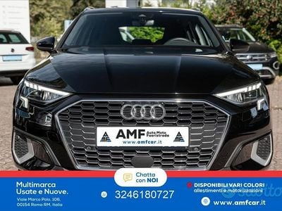 Usata Audi A3 Advanced 150 CV (110 kW) 2022 Nero Berlina