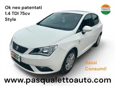 Usata Seat Ibiza Style 75 CV (55 kW) 2016 Bianco Berlina