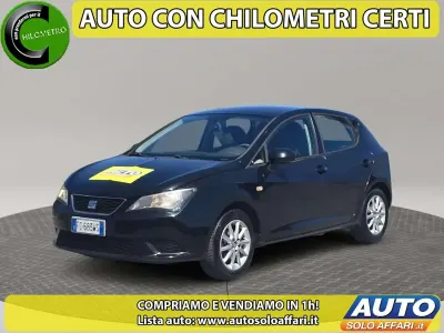 Usata Seat Ibiza Style 75 CV (55 kW) 2016 Nero Berlina