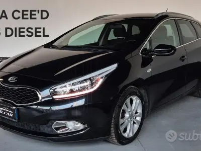 Usata Kia Ceed Sportswagon 110 CV (80 kW) 2013 Nero Station wagon