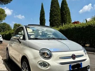 Usata Fiat 500C 69 CV (50 kW) 2018 Bianco Cabrio