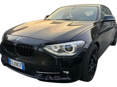 Usata BMW 118 Sport Line 143 CV (105 kW) 2013 Nero Utilitaria