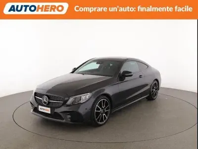 Usata Mercedes C200 184 CV (135 kW) 2018 Nero Coupé