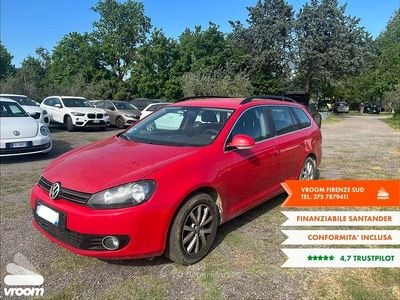 Usata VW Golf VII Trendline 105 CV (77 kW) 2013 Rosso Station wagon