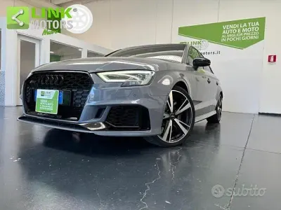 Usata Audi RS3 Comfort 400 CV (294 kW) 2018 Grigio Berlina