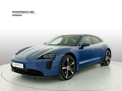 Usata Porsche Taycan 4S Sport Turismo 319 kW (435 CV) 2024 Blu Berlina