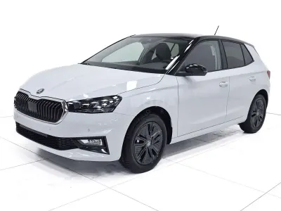 Nuova Skoda Fabia 95 CV (69 kW) 2026 Bianco luna metallizzato nero Utilitaria