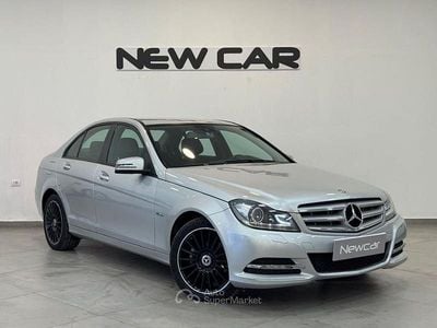 Usata Mercedes C200 Avantgarde 136 CV (100 kW) 2012 Argento Berlina