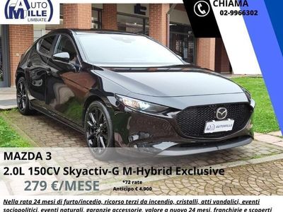 usata Mazda 3 2.0L eSkyactiv-G 2.0L 150CV Skyactiv-G M-Hybrid Exclusive