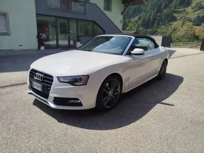 Usata Audi A5 Cabriolet 150 CV (110 kW) 2015 Bianco Cabrio