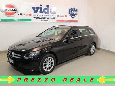 Usata Mercedes C200 Business 136 CV (100 kW) 2016 Nero Station wagon