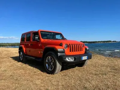 Usata Jeep Wrangler Sahara 200 CV (147 kW) 2018 Arancione SUV