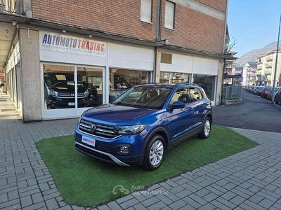 Usata VW T-Cross Style 95 CV (69 kW) 2021 Blu/azzurro SUV