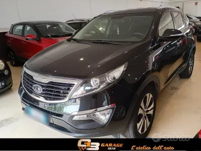 Usata Kia Sportage Active 116 CV (85 kW) 2012 Nero SUV