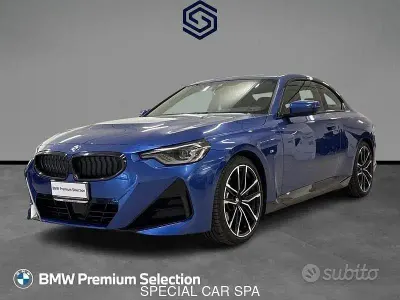 Usata BMW 220 M Sport 190 CV (139 kW) 2022 Blu Coupé