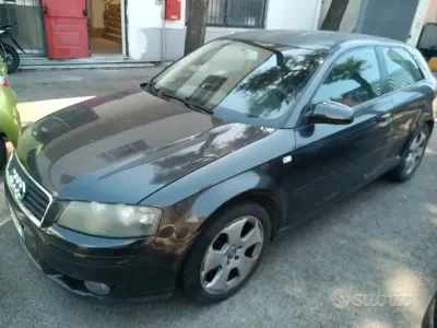 Usata Audi A3 90 CV (66 kW) 2005 Nero Utilitaria