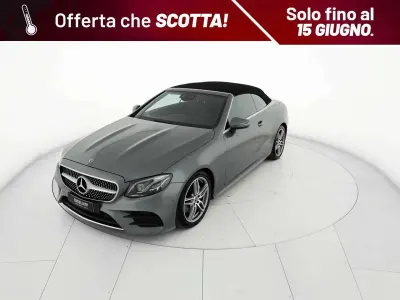 Usata Mercedes E220 Premium 194 CV (142 kW) 2019 Argento Cabrio