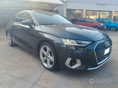 Usata Audi A3 Advanced 150 CV (110 kW) 2022 Grigio Berlina