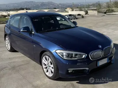 Usata BMW 116 116 CV (85 kW) 2017 Blu Utilitaria