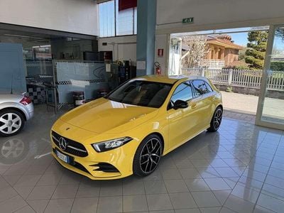 Usata Mercedes A180 Premium 116 CV (85 kW) 2021 Giallo Berlina