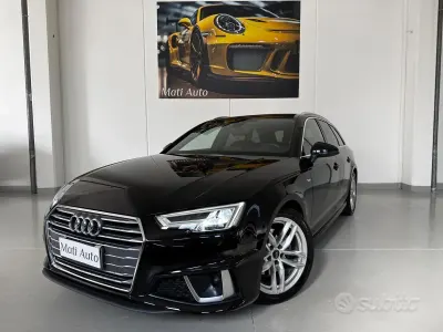 Käytetty Audi A4 S-Line 150 HP (110 kW) 2019 Musta Farmari