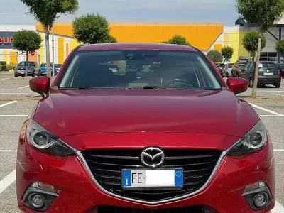 Usata Mazda 3 100 CV (73 kW) 2016 Rosso Berlina