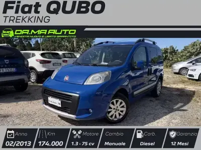 Usata Fiat Qubo Trekking 75 CV (55 kW) 2013 Blu Monovolume