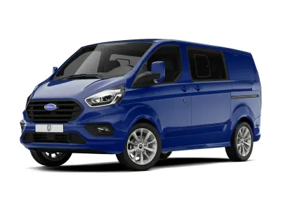 Usata Ford Tourneo Custom Titanium 131 CV (96 kW) 2020 Blu Furgone