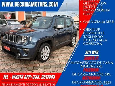 Usata Jeep Renegade Limited 130 CV (95 kW) 2022 Blu SUV